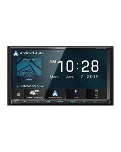 Kenwood DDX8706S Double DIN 6.95" In-Dash DVD Receiver with Bluetooth, HD Radio, Wireless Apple CarPlay, Wireless Android Auto and Wireless Mirroring for Android 