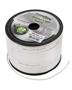 The Install Bay PWBK14500 Economy 500 Ft Roll 14 Gauge Primary Wire - White