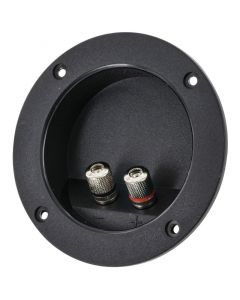 TCRB Circular Recessed Terminal Cup with Silver 5-Way Binding Posts - Main