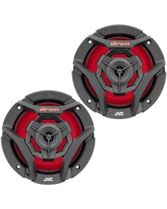 JVC CS-DR620MBL 6.5" Coaxial Marine Speakers with built-in LED Lighting - Black