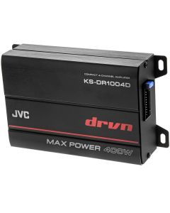JVC KS-DR1004D Class-D Compact 4 Channel Class-D Marine Power Amplifier