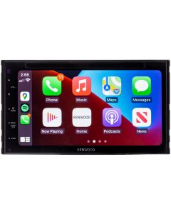 Kenwood DDX5707S Double DIN 6.8" In-Dash DVD/CD/AM/FM Receiver with Apple CarPlay, Android Auto, Bluetooth and SiriusXM Ready