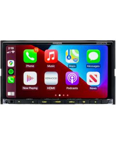 Kenwood DDX9707S Double DIN 6.95" In-Dash DVD/CD/AM/FM Receiver with Bluetooth, Built-in HD Radio, Apple CarPlay, Android Auto, and Dash Cam Link - main