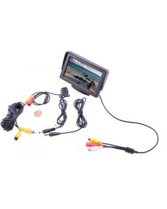 Safesight LCDP43LW-MV-CAMERA11  4.3" LCD Monitor with Micro back up camera - Complete Kit