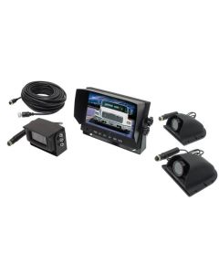 Accelevision LCDRV700K Commercial Grade Back Up Camera System with 3 Camera Set