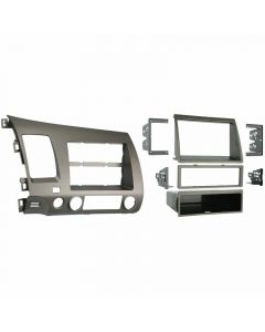 Metra 99-7871T Single or Double DIN Taupe Dash Kit for 2006 - 2011 Honda Civic