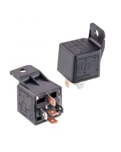 Beuler BU5084 Waterproof 12 VDC Automotive 5-Pin Relay SPDT 40/60A with plastic tab and negative spike protection