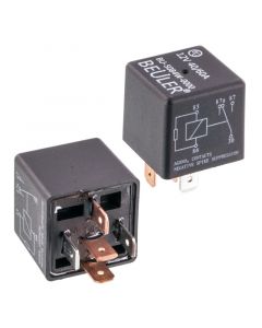 Beuler BU5084W Waterproof 12 VDC Automotive 5-Pin Relay SPDT 40/60A without tab and negative spike protection