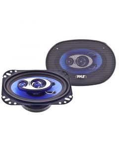 Pyle PL463BL Blue Label 4x6 Inch 240 Watt 3 Way Triaxial Speaker System