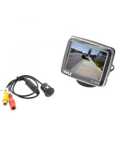 Pyle PLCM32 3.5" TFT LCD Monitor with surface / flush mount camera