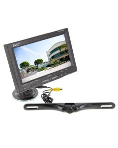 Pyle PLCM7500 7" TFT LCD Suction Cup Monitor with license plate mount camera