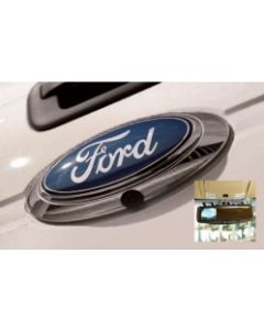 Quality Mobile Video 1008-9527 Ford Rear Vision System Oval Emblem OEM Camera - Complete Kit