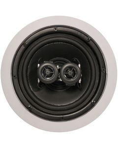 ArchiTech AP-611 6-1/2" 2-Way Single Point Stereo In-Ceiling Speaker - No speaker grill