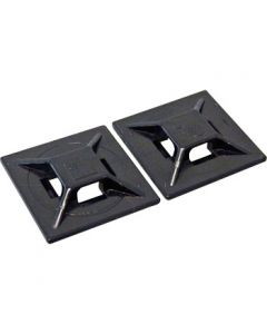 Panduit ABMM-A-C20 4-Way adhesive backed cable tie mount - Black