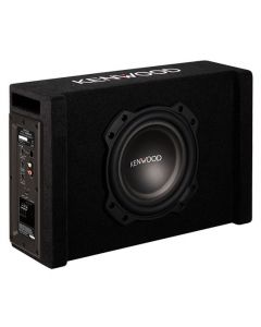 Kenwood PA-W801B 8" Powered Down-Firing Subwoofer in Ported Enclosure