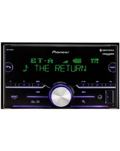 Pioneer MVH-S600BS Double-DIN In-Dash Digital Media Receiver with Bluetooth, SiriusXM Ready & 3 Pairs of High-Volt RCA Preamp Outputs - Main