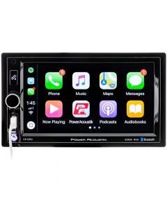 Power Acoustik CP-650 Double DIN Digital Media Receiver with 6.5" Capacitive Touchscreen Display and Apple Carplay