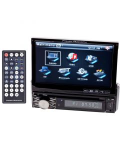 Power Acoustik PTID-8920B 7" Motorized Touch screen LCD DVD Receiver with Detachable Face with Bluetooth