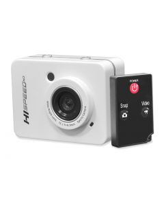 Pyle PSCHD60WT Hi-Speed HD 1080P Hi-Res Action 12.0 Mega Pixel Digital Camera/Camcorder with 2.4 Inches Touch Screen for Sports 
