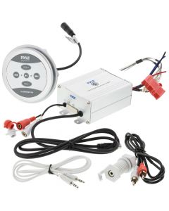 Pyle PLMRMBT5S Hydra Series 2-Channel 600-Watt Water-Resistant Marine Class AB Amp with Bluetooth