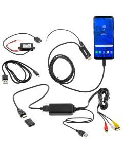 QMV USB-C Android Mirroring Adapter Bundle with Charging 