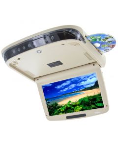 DISCONTINUED - Quality Mobile Video QMV-RS10D Roof Mount LED Overhead DVD Player with USB, SD Ports, and Game system