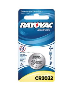 Rayovac KECR2032-1C CR2032 3-Volt Lithium Battery - 1 Pack