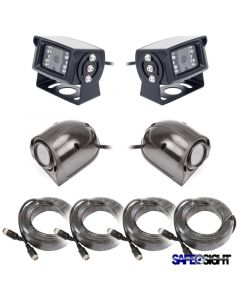 Safesight SS-CAM-PKG-1 Quad Camera package - Front, Left, Right, and Rear cameras