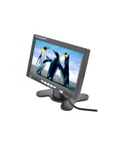 Safesight TOP-SS-007D 7 Inch Widescreen LCD Monitor with headrest shroud and stand mount