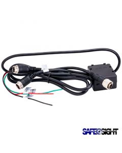 Safesight TOP-2VID-HARNESS Back up monitor replacement harness - 2 video inputs