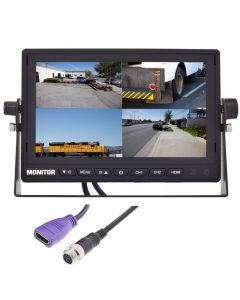 Safesight TOP-SS-D7004HDMI 7 Inch LCD Monitor with HDMI input - (2) - 4 Pin Audio / Video inputs