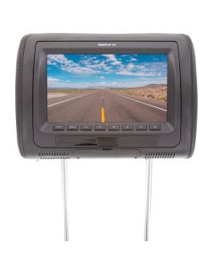 Savv LM-U7090DVD Universal Replacement 7 Inch Headrest DVD Player, with USB and SD Slots