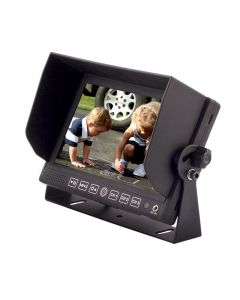 Safesight SC7104 Universal 7 inch Monitor with 3 Video Inputs for Back Up 