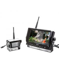 Safesight SC9002D Universal 7 inch LCD Monitor and Heavy Duty Commercial RV Back Up CCD Digital Wireless Camera System w No Interference Guaranteed
