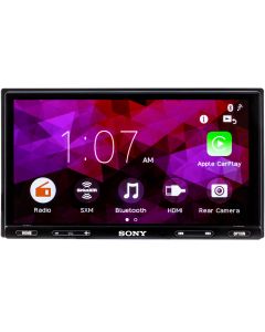 Sony XAV-AX5600 Double DIN Digital Receiver with 6.95" Capacitive Touchscreen Display, HDMI Input, Apple Carplay and Android Auto