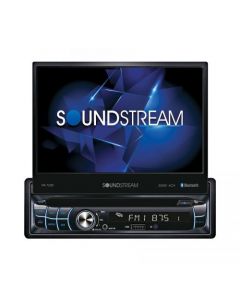 Soundstream VR-720B 7" Single DIN Flip Up DVD Receiver with Bluetooth 4.0
