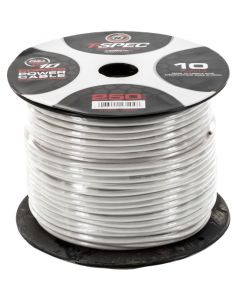 T-Spec V10PW-10250 Universal 250 Feet 10 Gauge V10 Series Power Wire in Matte Pearl for Vehicles