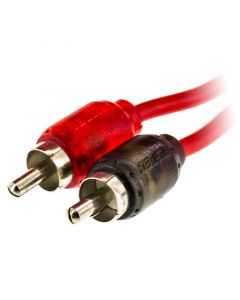 T-Spec V6RCA-102 10 Foot V6 Series Two-channel RCA Audio Cable in Red