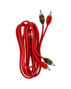 T-Spec V6RCA-62 6 Foot V6 Series Two-channel RCA Audio Cable in Red
