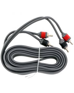 T-Spec V8RCA-102 10 Foot V8 Series Two-Channel RCA Audio Cable in Matte Grey