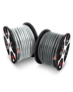 T-Spec V10GW-1020 Universal 20 Feet 0 Gauge V10 Series Power Wire in Matte Grey for Vehicles