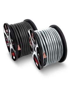 T-Spec V12PW-1020 Universal 20 Feet 0 Gauge V12 Series Power Wire in Matte Silver for Vehicles