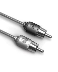 T-Spec V8RCA-Y1 V8 Series Two-Channel RCA Audio Y-Cable in Matte Grey with One-Female and Two-Male Connectors