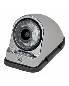 Audiovox Voyager VCMS50RCM 1/4" Right Side Mount Color Camera with 80 degree Wide Angle - Chrome housing