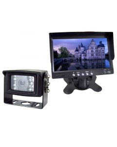 RV Back Up System - Boyo VTM7000 7 inch TFT LCD Monitor with Stand plus Boyo VTB201 Night Vision Camera