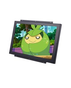 Accelevision LCDM17WVGAB Black 17 inch Raw Module Metal Housed Black LCD Monitor with VGA and Removable Flanges