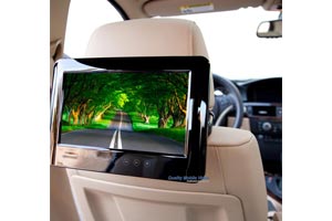 Attachable DVD headrests for Active Headrests