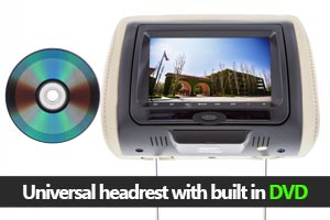 Universal DVD Headrest